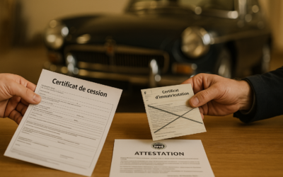 Changement de propriétaire d’une carte grise collection : démarches et documents