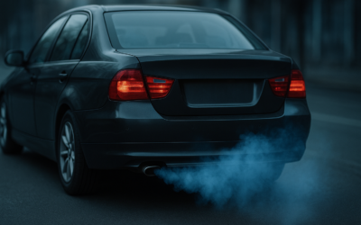 Voiture fume bleu : causes, urgence et vérifications utiles